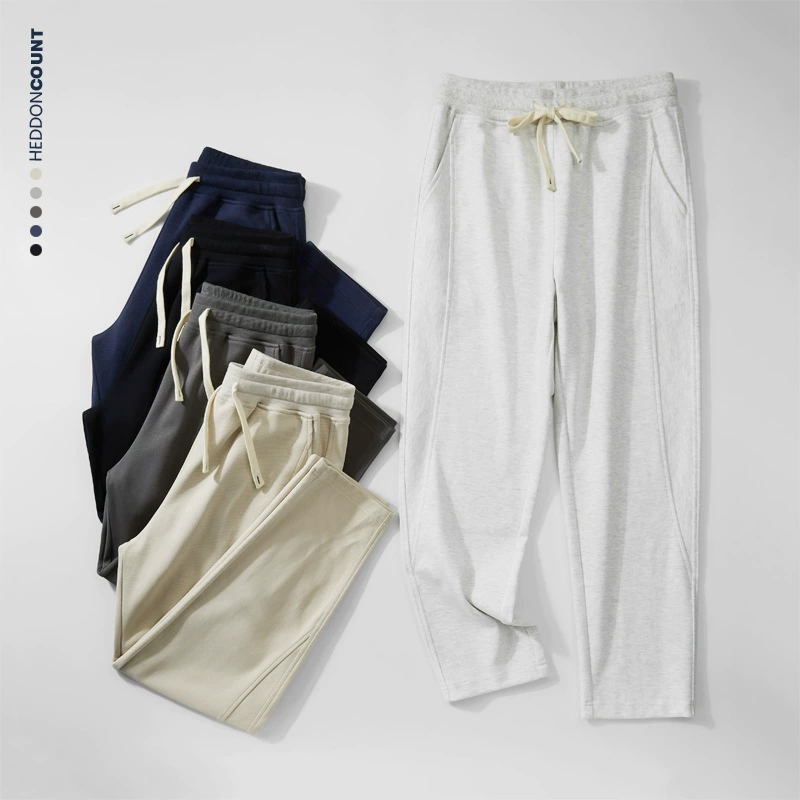 300 г сплошных мужских и женских прямых спортивных брюк повседневные свободные модные мужские брюки весной и осенью простые саржальные брюки
