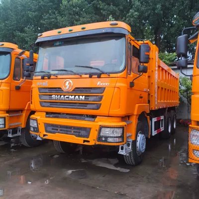 Export Right-Hand Drive Shaanxi Delong Eight-Wheel Dump Truck, 10-Wheel Rear-Dump Engineering Vehicle, Delong Self-Unloading Engineering Vehicle