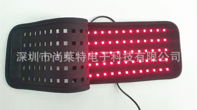 Cinturón de terapia de luz roja LED transfronterizo mini infrarrojo conveniente cinturón de fototerapia de compresa caliente lámpara de luz roja