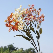 单枝秋色瑞香花 仿真花假花 家居摆放婚庆花头饰花服饰花材料