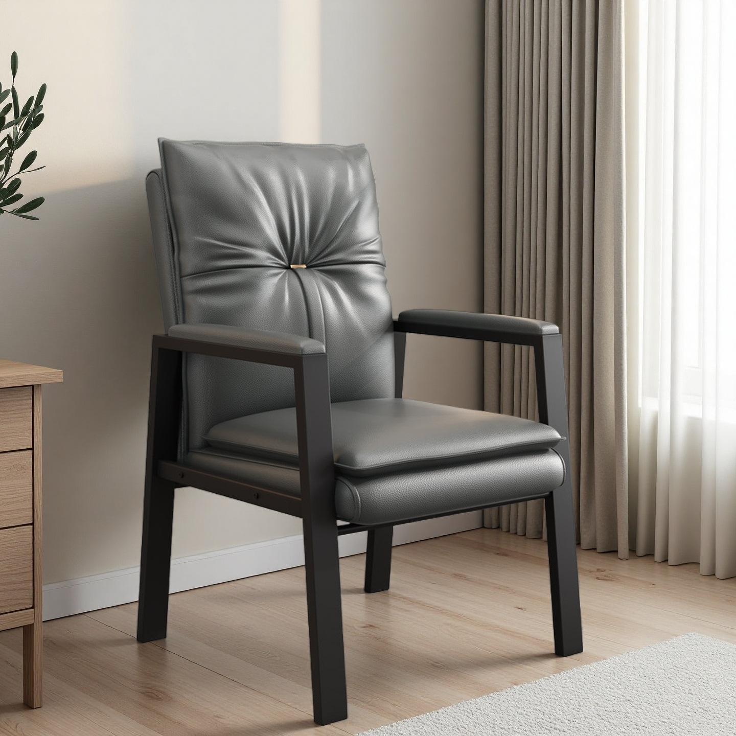 Mahjong Chair, Chess and Card Room, Hotel-Specific Sedentary Comfortable Backrest Chair, Office Chair, Computer Chair, Guest Conference Chair