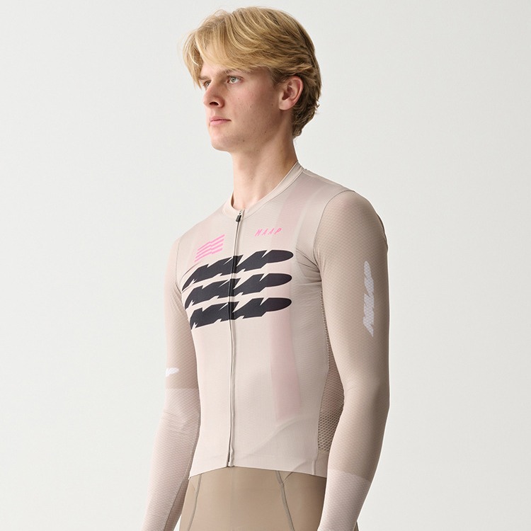 2025 New MAAP Long Sleeve Outdoor Sports Riding Clothes Mountain Bike Men's and Women's Road Bike Equipment Breathable