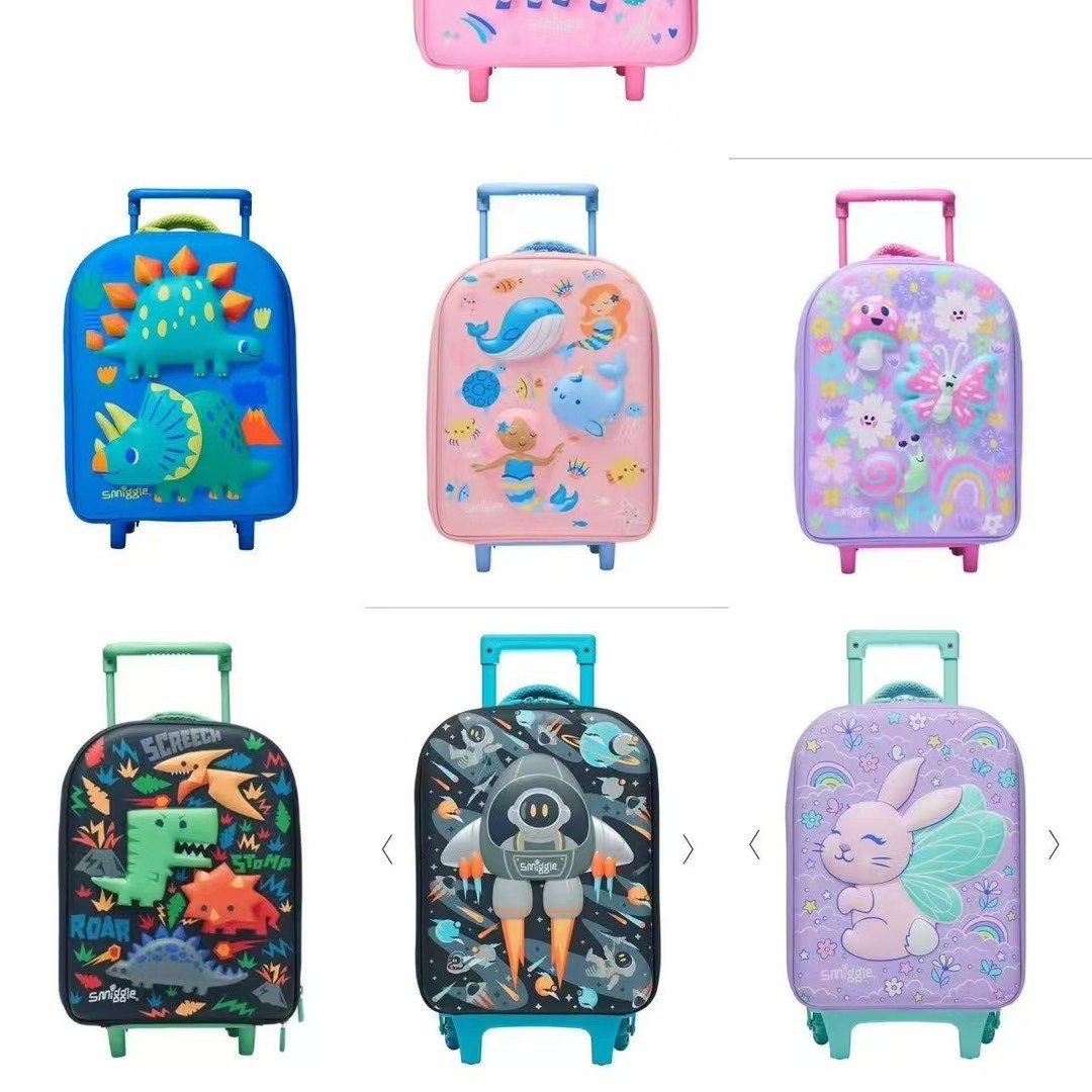 Australia smiggle equipaje para niños súper lindo escuela primaria trolley maleta de viaje caja de almacenamiento para bebé nuevo
