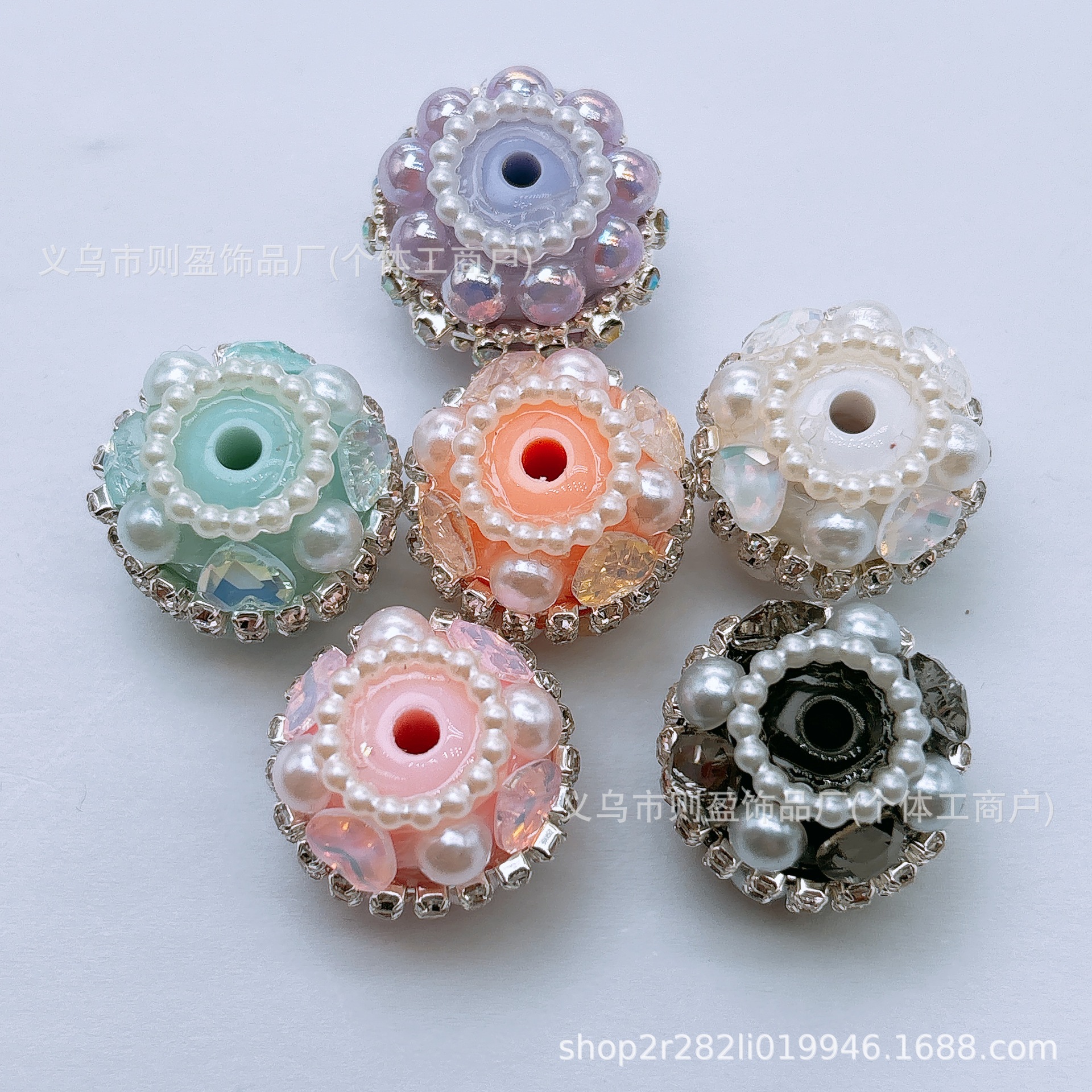 Acrylic round beads