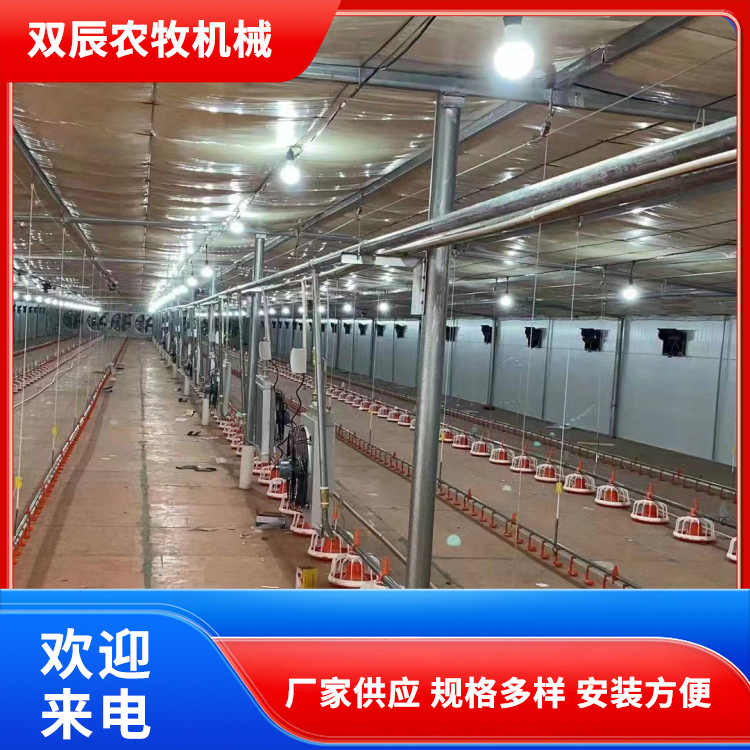 鸡舍鸭舍水线料线 养殖全自动设备喂料设备投料机喂食器饮水器