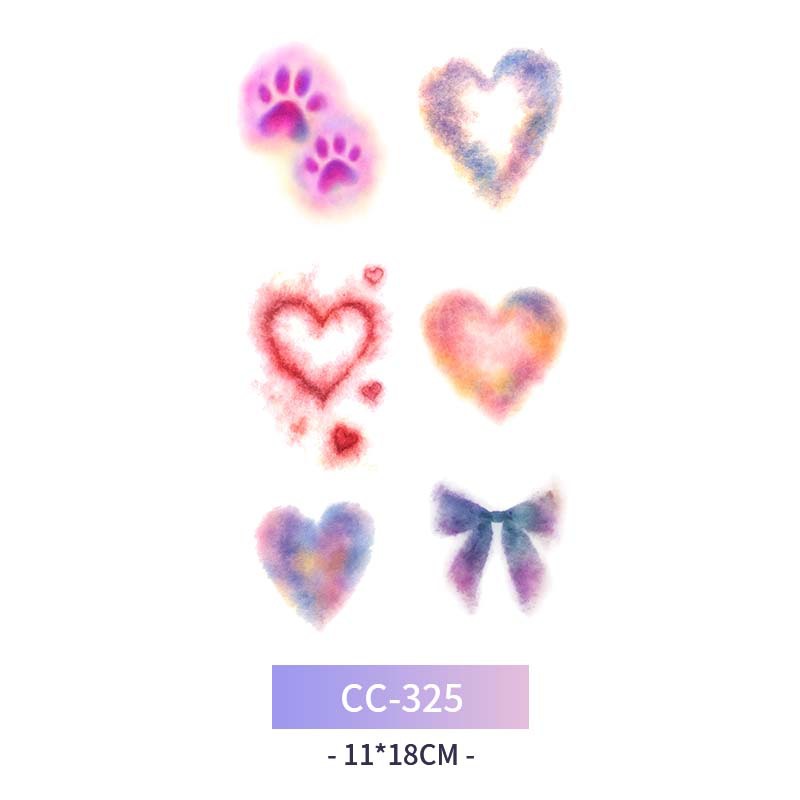 Transfronterizo en stock al por mayor de halloween colorido mariposa tatuaje pegatinas simulación sangrienta cicatriz pegatinas divertidas pegatinas impermeables