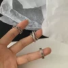 Retro set, ring, 3 piece set