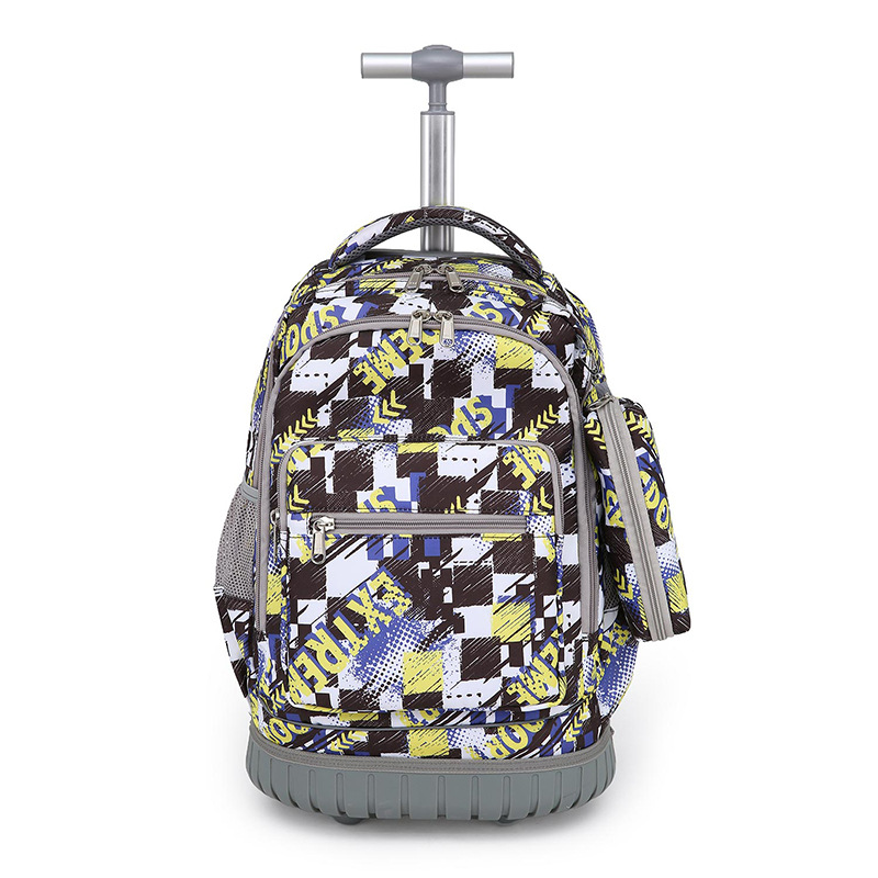 Ventas de fabricantes de estudiantes de primaria y secundaria 16 pulgadas actualización de seis ruedas mochila de viaje para niños 18 pulgadas