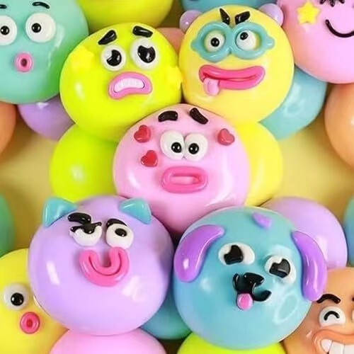 Cross-border creative dog face-changing squeeze toy stress relief ball soft rubber venting toy for teenagers and adults stress relief gadget wholesale Cross-border creative dog face-changing squeeze toy stress relief ball soft rubber venting toy for teenagers and adults stress relief gadget wholesale