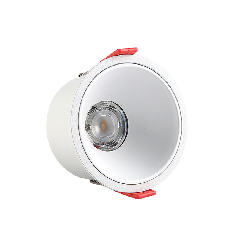 Luz LED antideslumbrante empotrada en el techo, para sala de estar, lámpara de techo, luz de barril integrada, foco para pasillo, uso doméstico, regulable.