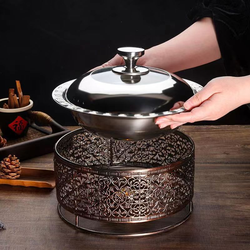 Home Dry Pot Hotel Supplies Thick Set Pot, Alcohol Stove Commercial Hot Pot, Dorm Solid Alcohol Pot