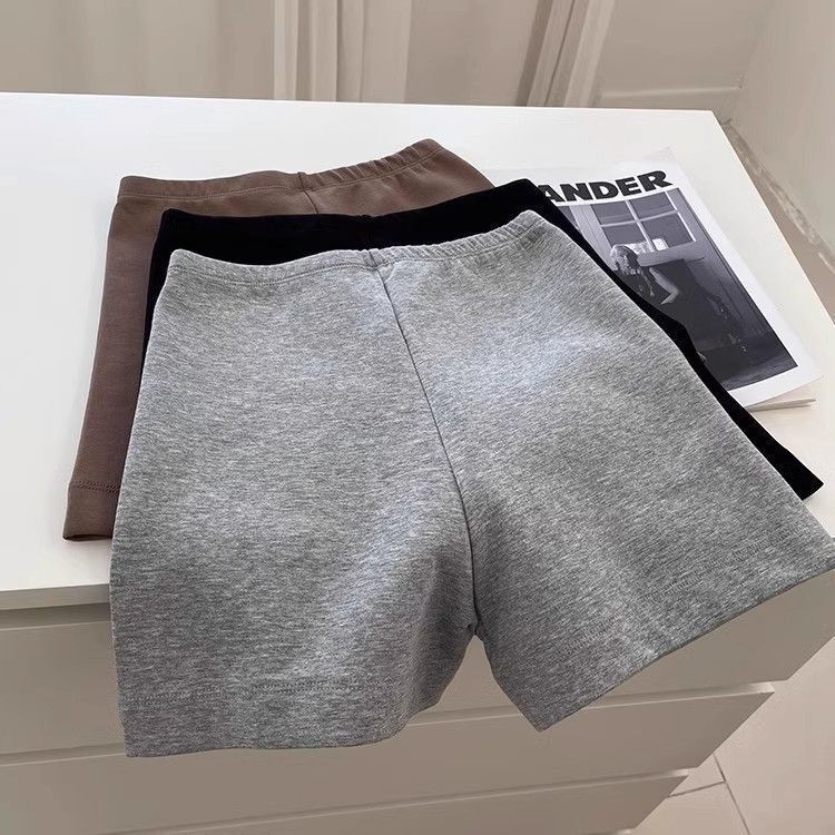 High-Waisted Elastic Cycling Shorts, Solid Color, Slim Fit, Slimming, Sports Shorts for Women, Suitable for Summer, Can Be Worn as Outerwear or as a Base Layer, Yoga Hot Pants High-Waisted Elastic Cycling Shorts, Solid Color, Slim Fit, Slimming, Sports Shorts for Women, Suitable for Summer, Can Be Worn as Outerwear or as a Base Layer, Yoga Hot Pants