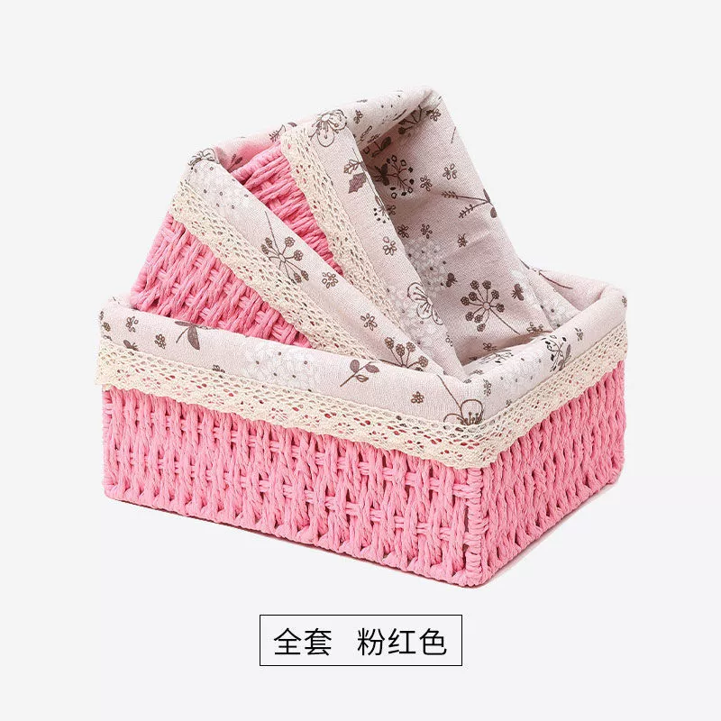 Г woven storage basket, table storage box, toy for home use, cloth