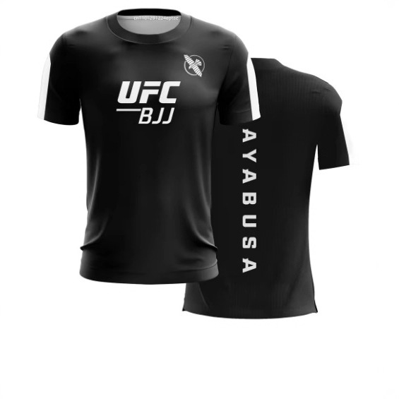 Ufc Bjj Clothing 2025 Summer Brazilian Jiu Jitsu Jersey Men's Competition Submission Fighter 3D Printing