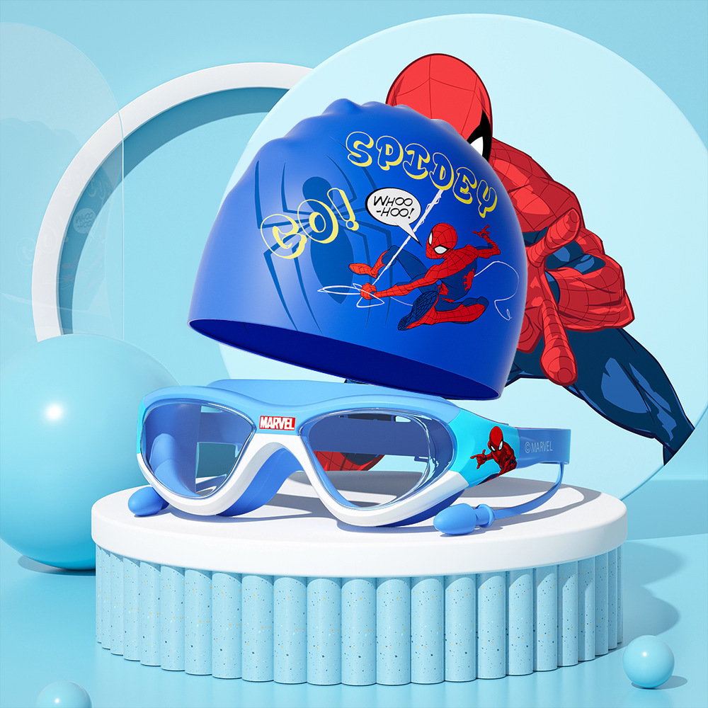 Set de Gafas y Gorro de Natación para Niños PC Antivaho e Impermeable