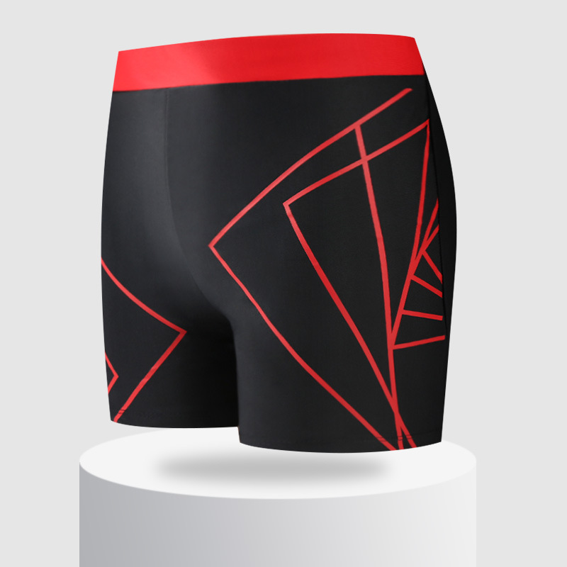 Bañador para hombres anti-vergüenza Adulto Más tamaño moda color a juego poliéster playa pantalones cortos playa vacaciones traje de baño de aguas termales