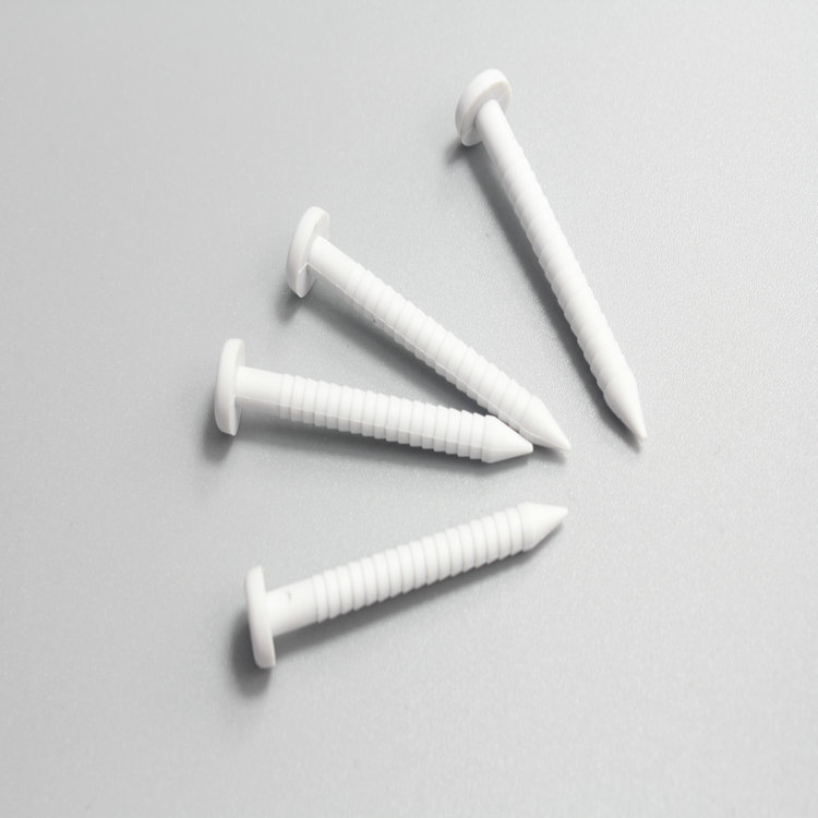 现货供应扁圆头螺纹自攻铆钉 纸张书本尼龙铆钉SPL7332本色