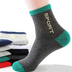 Men's crew socks autumn and winter new sweat-absorbent warm exercise socks basketball socks business socks long socks for men