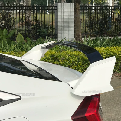 Typer Style Sports Car Rear — Fixed wind wing