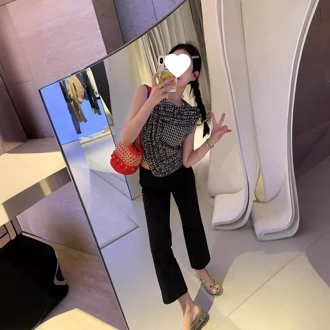 В наличии/MS модные уличные легкие укороченные брюки Urbancore, трехслойная ткань, легкие и удобные расклешенные брюки для женщин.