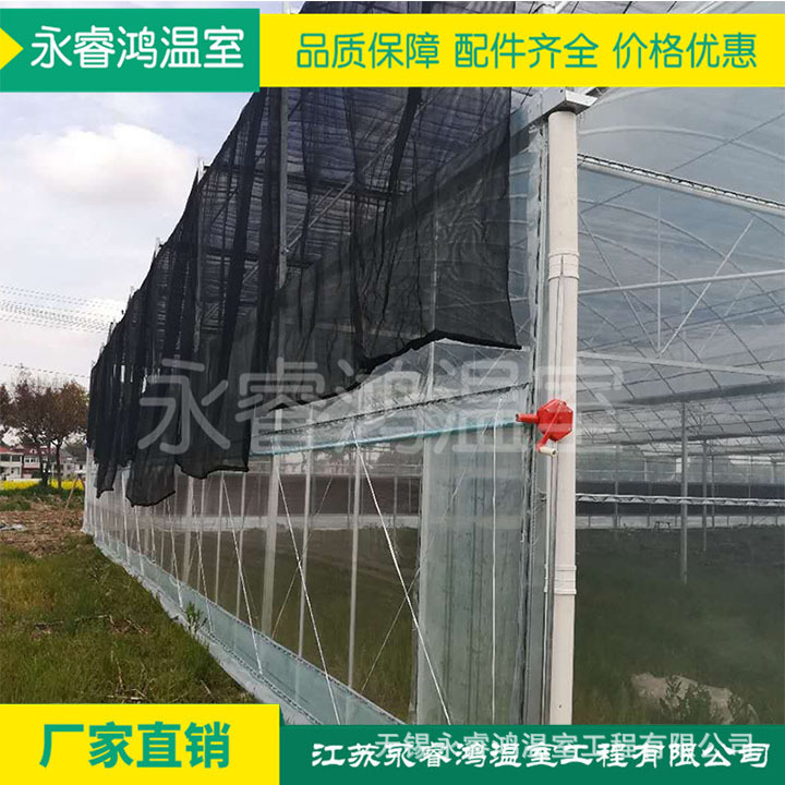【大棚钢管】内外遮阳连栋大棚种植养殖温室大棚骨架钢大棚管