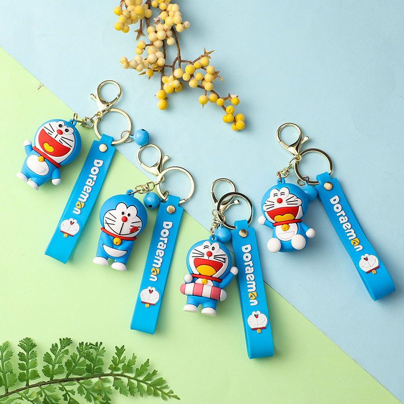 Pvc Doraemon Keychain Jingle Cat Pendant Couple Bag Pendant Doraemon Cartoon Animation Car Mini Pvc Doraemon Keychain Jingle Cat Pendant Couple Bag Pendant Doraemon Cartoon Animation Car Mini