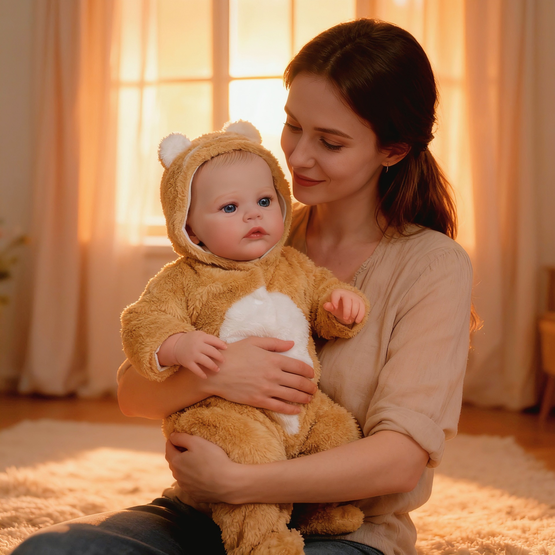 NPK 18 pulgadas camiseta de peluche simulación muñeca de juguete Meadow regalo de cumpleaños para niños de Navidad