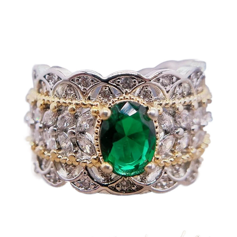 Platinum wedding ring, 2022 collection, diamond encrusted, silver 925 sample
