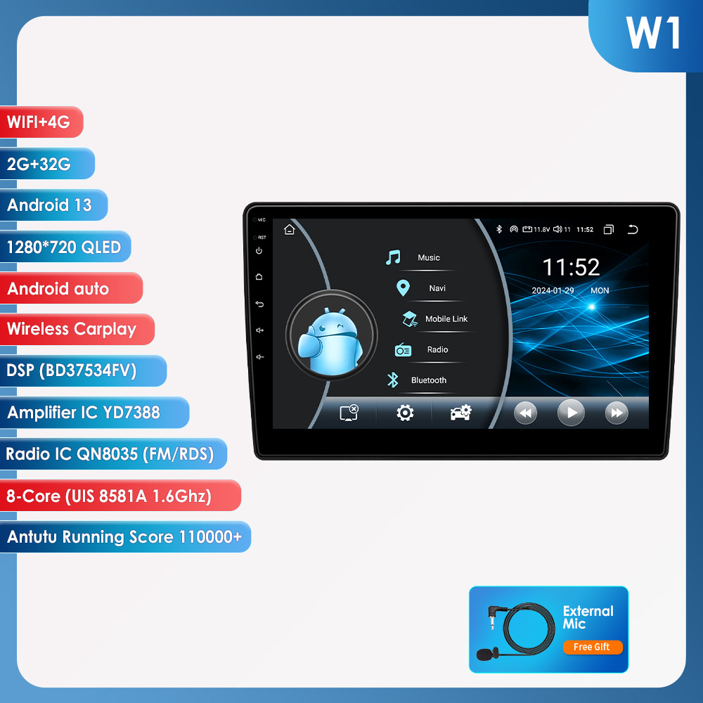 Máquina todo en uno de navegación GPS para automóvil con pantalla grande de alta definición inteligente Android de 10 pulgadas, adecuada para Citroën C5 de 08-15.