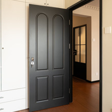 复合烤漆黑色雕刻室内门厂家供货隔音平开门简约门型