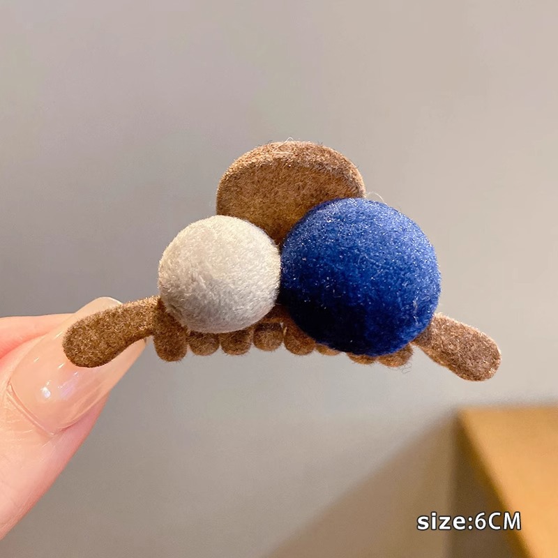 Celebridad de Internet 2024 Nueva horquilla pequeño clip de tiburón grano clip de cabeza de bola baja