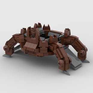 Moc-152289 a Command Center Building Toy Set Composed of 503 Particles from the Movie