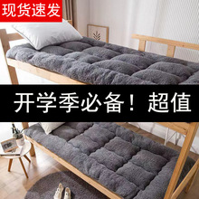 冬季加厚保暖羊羔绒床垫子双人榻榻米床褥防潮可折叠学生宿舍垫被