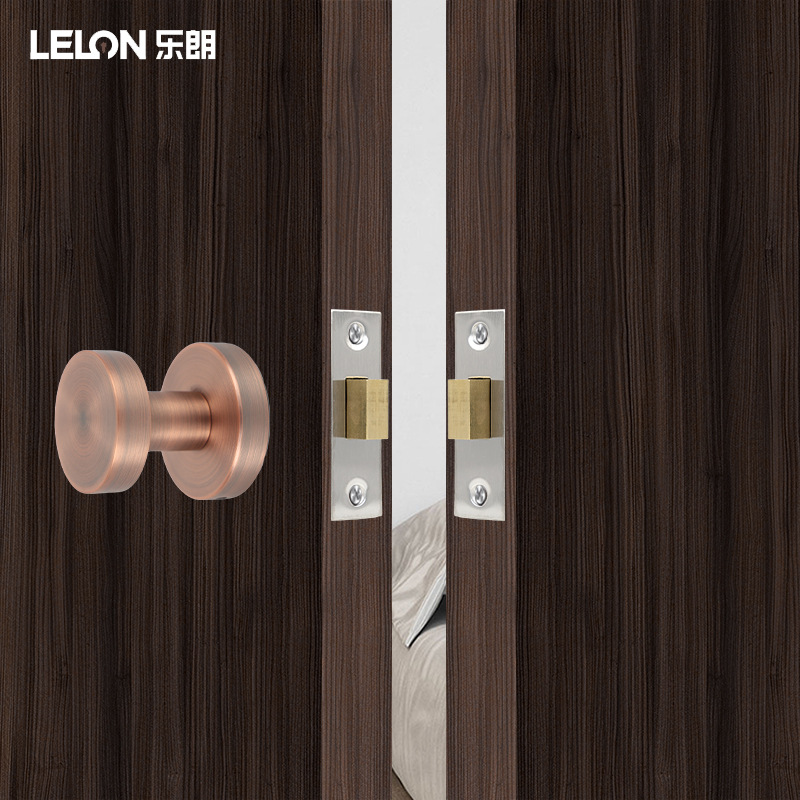 Cerradura invisible interior personalizada puerta del dormitorio cerradura esférica sólida puerta invisible cerradura de puerta unilateral cerradura oculta