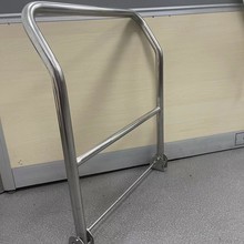 不锈钢管弯管弯头加工推车零配件U型扶手90度直角小推车把手