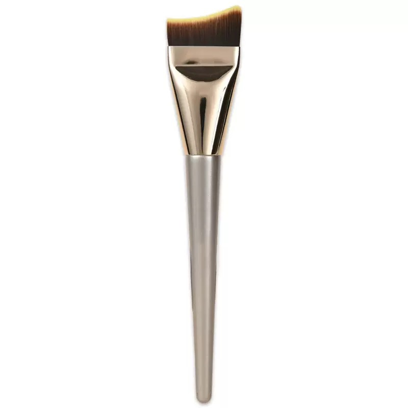 Brocha de maquillaje ultrafina, brocha de maquillaje de cabeza plana, brocha para base líquida sin costuras, brocha para corrector en polvo que no se atasca, herramienta de belleza