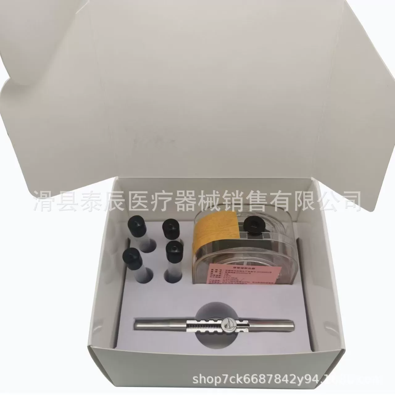 Стоматологическая корневая трубка с сломанной иглой с сломанной иглой