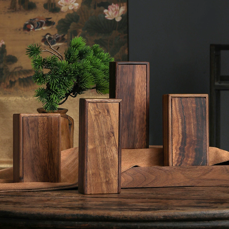 Дегустационная коробка с двумя пузырьками из ореха, маленькая сумка с пузырьками, упаковочная коробка для чая, пустая подарочная коробка, каменный чай, белый чай, пустая коробка для чая Пуэр