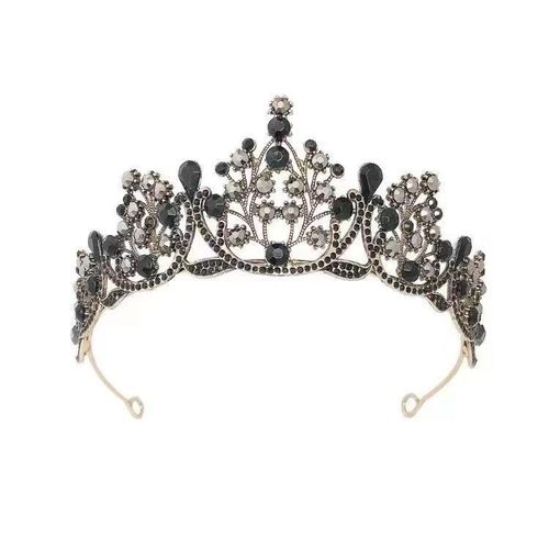 Bride Crown Headpiece Children Princess Birthday Headband Wedding Crown High-end Atmospheric Crown Production Wholesale