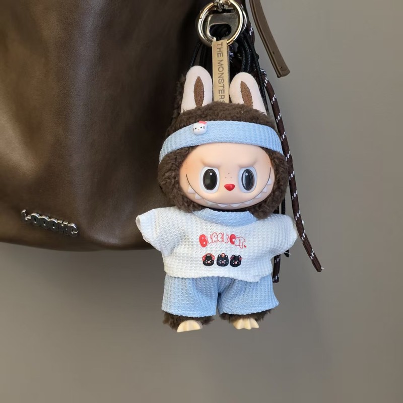 仅衣服适用labubu坐坐派对娃衣一二三代拉布布衣服套装配件饰周边|undefined