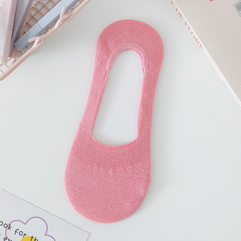 Calcetines de barco no caen calcetines de verano anti-deslizantes superficiales absorción de sudor calcetines de verano delgadas transpirables calcetines de mujer calcetines invisibles