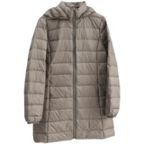 Легкий и тонкий приталенный пуховик с капюшоном, куртка, большой размер