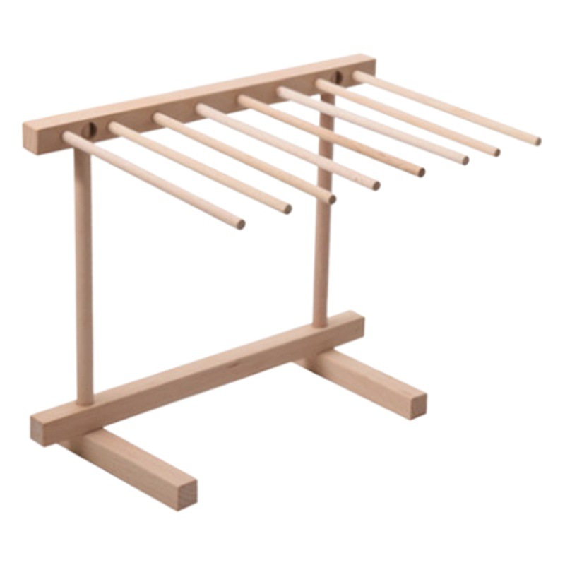 Rack de almacenamiento de madera transfronteriza, estante de fideos saludable, estante de fideos de cocina, estante de fideos de haya