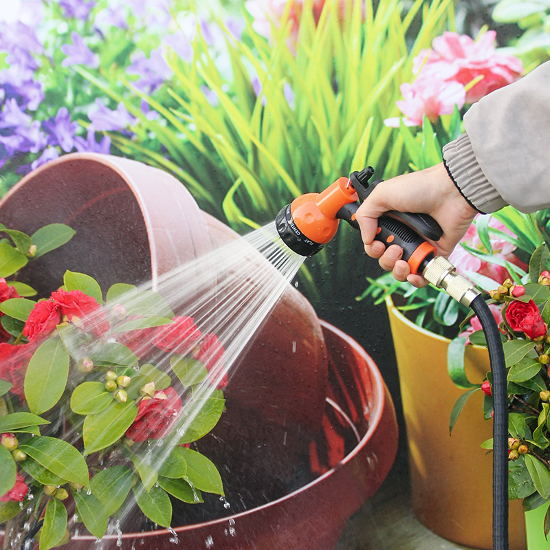 Flexible Garden Hose Set Automatic Retractable Watering Tool_voghion.com