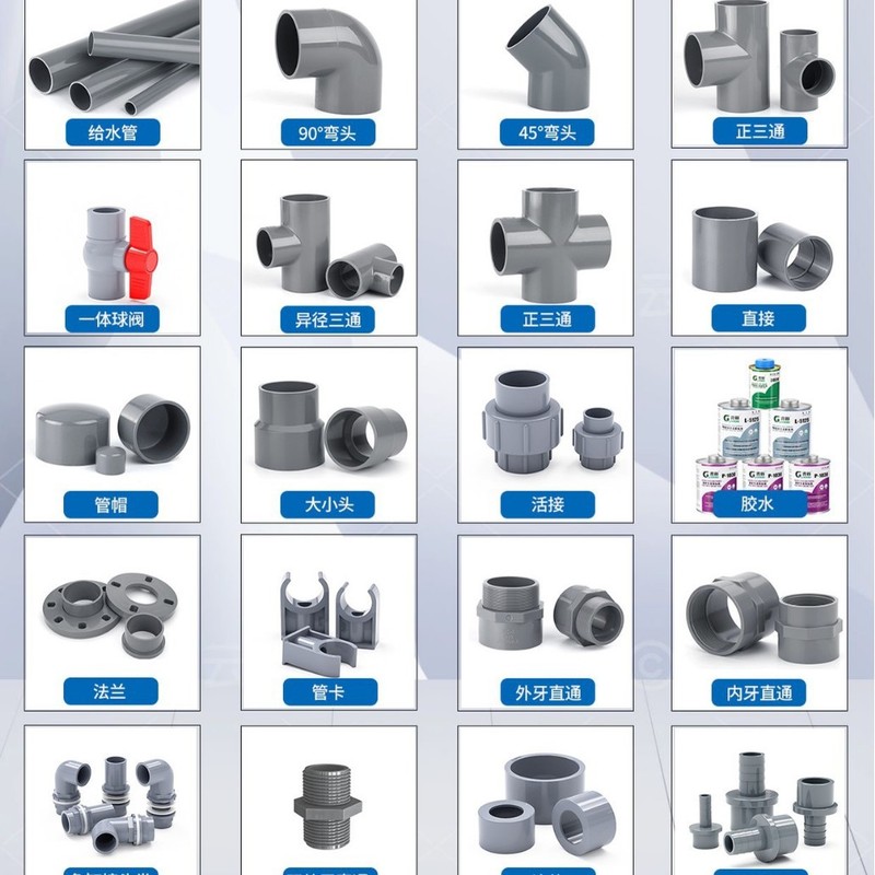 uPVC给水管400 南亚大口径uPVC给水管饮用水处理厂用塑料uPVC管|undefined