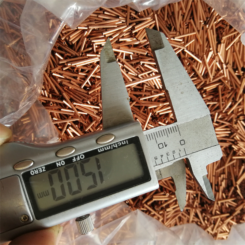 Tubo de cobre para serpentín antimosquitos, tubo de cobre para refrigerante 3/4, tubo capilar de cobre de precisión 2*0.2, tubo de cobre de longitud personalizada de 15-30 metros