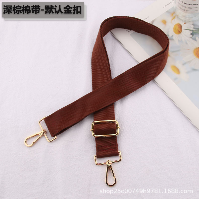 Dark brown cotton belt-default gold buckle.jpg