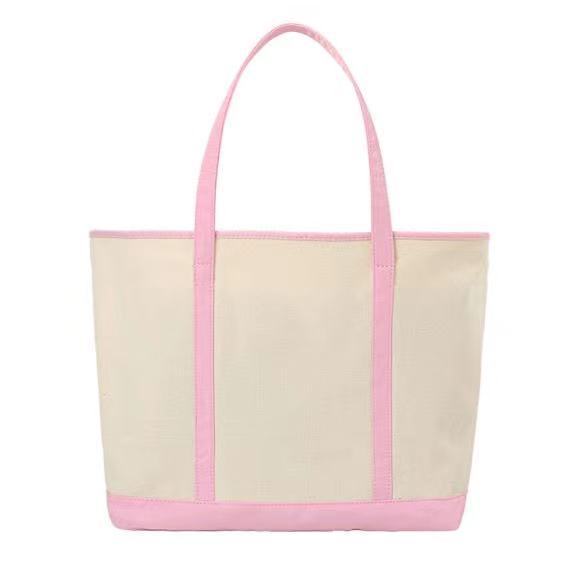 Sac cabas en toile grande capacité au toucher haut de gamme, idéal pour le travail et les trajets domicile-travail. Sac bandoulière, style Instagram, couleurs contrastées._voghion.com
