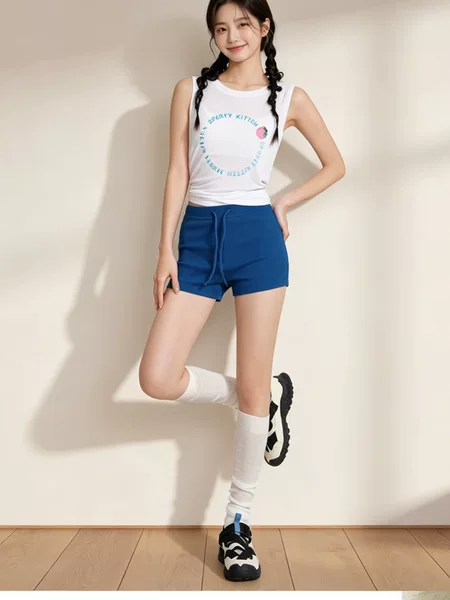 Yoga Wear Sports Vest for Women, Loose-Fitting Printed Outerwear, New Breathable Running Top, Beautiful Backless Sleeveless Fitness Cover-Up
