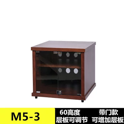 Audio-Visual Equipment, Floor-Standing – Electric car big tripod - m5-3-wood-color-with-door